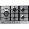 Samsung NA75J3030AS Piano cottura a gas 75cm 5 bruciatori, Inox