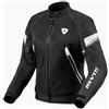 Revit GIACCA CONTROL AIR H2O LADIES NERO-BIANCO DONNA REV'IT : Taglia - 48