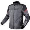 LS2 GIACCA RIVA MAN JACKET BLACK DARK GREY RED LS2 : Taglia Int - 4XL