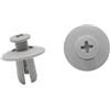 A ABSOPRO Rivetti in plastica per auto 8mm Grigio (Set di 20)