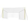 Open Goaaal GROSS - 4,9M X 2,1M FUSSBALLTOR, IN 3,0M HOHEM FANG- & RÜCKPRALLNETZ