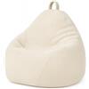 Bananair Pouf sacco in velluto a coste BANANAIR 80 x 70 cm beige