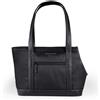 United Pets Borsa Trasportino per Cani UP Bag Nera con Fodera Azzurra