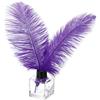 PATIKIL 30 Pz Piume Struzzo Naturali Ingrosso 8-10 Pollici/ 20-25 cm Grandi Piume Struzzo per Artigianato Decorazione Casa Matrimonio Festa Decorazione Vaso (Viola)
