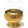 Bruciatore lampada Kapoor Dani Dhoop Dani piccolo in ottone puro con coperchi...