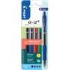 Pilot Set2Go 4 penne roller gel a scatto G-2+ nero, blu, rosso, verde 001424 conf. 4 pz - F09050