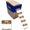 Avery Etichette removibili per tracciabilità alimentare giornaliere Avery 25x25 mm - gio/marrone conf. 1000 pz DLSTHUREV-1000 - F09053