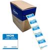Avery Etichette removibili per tracciabilità alimentare giornaliere Avery 25x25 mm - lun/azzurro conf. 1000 pz DLSMONREV-1000 - F09054