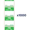 Avery Etichette removibili per tracciabilità alimentare giornaliere Avery 25x25 mm - ven/verde conf. 1000 pz DLSFRIREV-1000 - F09058