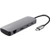 Trust Adattatore multiporta Trust Dalyx in alluminio 8-in-1 25672 - F08923