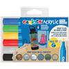 Carioca Marcatore acrilico Carioca punta Maxi in blister da 6 colori assortiti 45289 conf. 6 pz - F09003