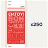 Avery Etichette permanenti con sigillo antimanomissione per consegna alimenti Avery 40x95 mm conf. 250 pz FTSEALR-250 - F09051