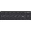 Trust Tastiera wireless ricaricabile multi-dispositivo Trust Vaiya nera 25633 - F08936