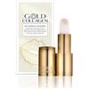 GOLD COLLAGEN Lip Volumiser - Balsamo Labbra Antiage con Collagene Marino e Vitamina E, Olio di Cocco, Ricino e Oli Naturali - Lip Balm Effetto Perlato Idratante, Aumenta il Volume con Uso Regolare