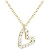 Sofia Milani - Collana da Donna in Argento 925 - con Pietra Zircone - Ciondolo a Cuore
