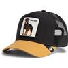 Goorin Bros. Cappello Bad Boy Trucker cap Misto Poliestere Nero/Giallo Unisex