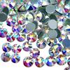 Jollin Hotfix Flatback Strass Vetro Cristallo Artificiale Gemme Strass Termoadesivi 7.2mm(34ss, 288pcs, Crystal AB)