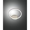 FABAS LUCE 3508-21-102 GIOTTO LAMPADA PARETE BIANCA IN METALLO E METACRILATO 18W 1620lm LED DIMMERABILE WARM WHITE