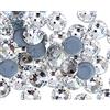 Jollin Hotfix Flatback Strass Vetro Cristallo Artificiale Gemme Strass Termoadesivi 6.4mm(30ss, 288pcs, Crystal Clear)