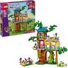 LEGO Friends Casa sull'Albero dell'Amicizia Giocattolo - Include 2 Figure di Animali, 4 Mini Bamboline, un Giardino e Accessori per il Cibo Giocattolo - Regalo Creativo per Bambine da 8 Anni - 42652