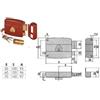 Sonstige Verlage Serratura Portoncino Catenaccio E Scrocco Doppio Cilindro Fisso 50121 - mm.50 SX (50121502)