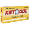 EG SpA KETODOL*20CPR 25MG+200MG