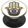 PopSockets: PopGrip - Supporto e Impugnatura per Telefoni Cellulari e Tablet con un Top Intercambiabile - Enamel Hamsa Hand