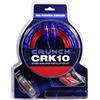 Crunch CRK10 | 10 mm² Verstärker-Anschluss-Set - Kabelset 5 m mit Cinchkabel