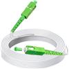 Speedoptic - Cavo Fibra Ottica SC/APC a SC/APC | Simplex Monomodale FTTH | Compatibile con TIM, Vodafone, Fastweb, WindTre, Tiscali (20 Metri)