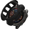 kwmobile Cover Lunotto Orologio Compatibile con Garmin Fenix 8 51mm Cover - Custodia Telaio Schermo Smartwatch Fitness Tracker - nero
