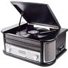 Denver MRD-51 BLACK stereo in stile retrò. Giradischi Radio digitale (t1F)
