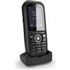 Snom Telefono Cordless Vivavoce Funzione DECT Display LCD colore Nero 4424 M80