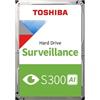 Toshiba S300 AI 10 TB Hard Disk Videosorveglianza Analisi Video AI MG10ADA10TE-V