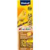 Vitakraft - Kräcker - Dolcetto per canarini - Alimentazione per Uccelli Domestici - Assortimento di 3 deliziosi Kräckers con Uova e Semi di Erba - Confezione da 80 g - 3 Bacchette