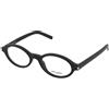 Saint Laurent SL 751 Jeanne OPT 001 | Occhiali da Vista Graduati | Prova Online | Plastica | Ovali / Ellittici | Nero | Adrialenti