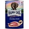 HAPPY DOG Cibo Umido Happy Dog Cane Anatra Pura Monoproteico - 800g Prezzo x 3 unità