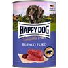HAPPY DOG Cibo Umido Happy Dog Cane Bufalo Puro Monoproteico - 400g Prezzo x 6 unità