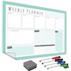 The Magnet Shop WallTAC - Lavagna adesiva settimanale da parete, formato A3, prodotta nel Regno Unito, facile da rimuovere, cancellabile a secco, con adesivo riutilizzabile, per pianificare pasti in famiglia o lista