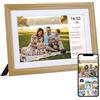 Veidoo Frameo 10 1 Pollici 32GB WiFi Cornice Foto Digitale 1280x800 IPS Touchscreen Rotazione Auto Condividi Foto Video tramite App Sincronizza Calendario Famiglia