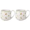 Villeroy & Boch - Easter Delight set di 2 tazze con manico, porcellana Premium, motivi pasquali nostalgici, dettagli dorati, tazze grandi per tè, cioccolata calda e caffè