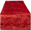 DII Da tavolo, poliestere, rosso, runner da tavolo, 14x72