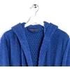 Caleffi Sirena Accappatoio con Cappuccio, Cotone, Blu, S, 32595