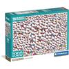 Clementoni Puzzle Impossibile, 1000 Pezzi per Adulti e Ragazzi, Illustrazione con Tema Hello Kitty and Friends, Idea Regalo, Made in Italy, 70x50 cm, Poster Incluso, 37119