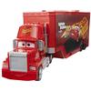 Mattel Disney Pixar Cars - Mack Trasformabile Playset, Giocattolo 2 in 1 con Camion e Officina per la Messa a Punto, con Lanciatore, Ponte , Giocattolo per Bambini 3+ Anni, Rosso HDC75