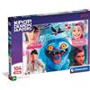 Clementoni - Puzzle per Bambini 104 Pezzi Super, per Bambini 6+ Anni, Illustrazione con i Saja Boys della serie K-pop Demon Hunters, Idea Regalo, Made in Italy, 48,5x33,5 cm, 27243