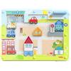 HABA Gioco Magnetico Città in Legno, Giocattolo educativo interattivo a Partire dai 3 Anni, promuove i Primi Passi nel Traffico Stradale con Elementi rotanti - 2012357001
