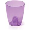 Prosperplast Vaso da fiori 2,4L Coubi 16x16x18,3 cm, Viola