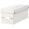LEITZ SCATOLA ARCHIVIO CD CLICKSTORE BIANCO METAL