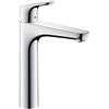 hansgrohe Focus - Rubinetto per Lavabo Senza Scarico, Miscelatore Lavabo Risparmio Idrico (Ecosmart) con Altezza Bocca 190 Mm, Cromo