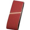 kwb 3x Nastro di levigatura in tessuto, 105 x 620 mm, K-80, Noble Corindone, per legno e metallo, carta vetrata per smerigliatrice a nastro / macinazione